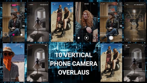 Vertical Phone Camera Overlays Dr