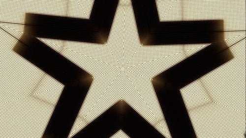 Abstract Geometric Light Kaleidoscope Pattern Loop Background