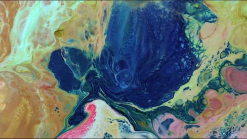 Abstract Colorful Invert Paint Galactic Exploding Texture 83