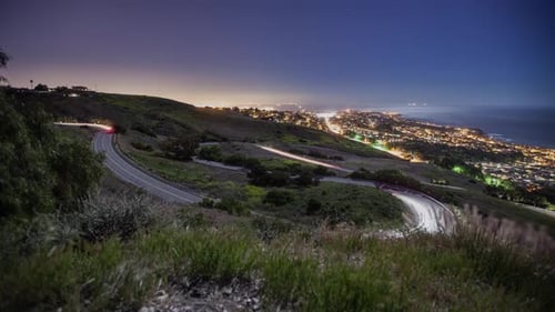 Curvy Road Time Lapse