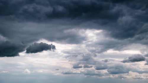 Brooding Cloudscape Under an Overcast Sky