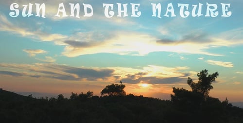 Sun and the nature 1