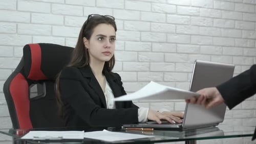 Nervous breakdown at work.