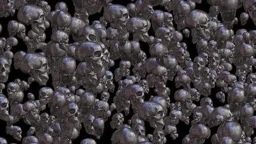 Skull Hintergrund Loop