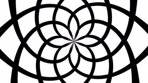 Animierter Hintergrund mit hypnotischem Muster