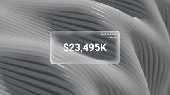 Modern Frosted Glass Widgets for Data Display and UI UX, Infographics ...