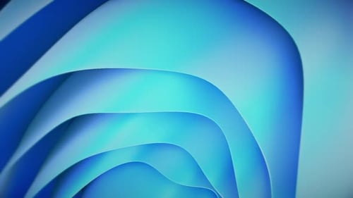 Fond abstrait de formes bleues colorées 3d
