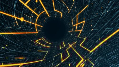 Abstract Line Tunnel Background