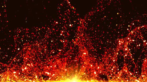 Fire Particles Background