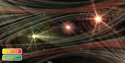 Dynamic Abstract Flowing Light Particle Stream Background