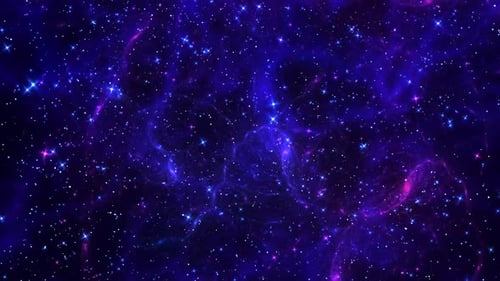 Deep Space Galaxies Stars Overlay Loop Background