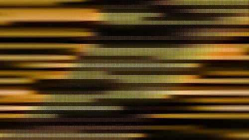 Abstract Golden Geometric Dots and Lines Stream Background