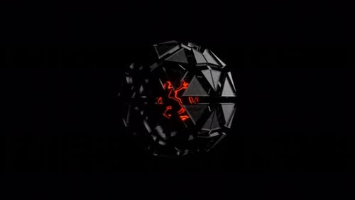 Sci-Fi Fusion Core 3D | Energy Reactor Sphere Animation | 4K Loop