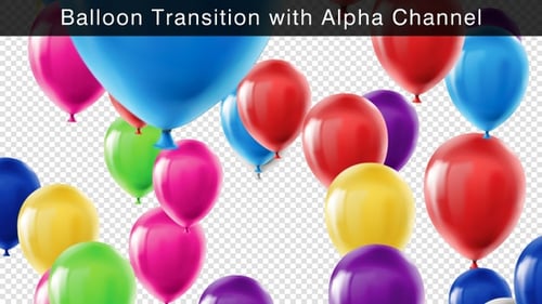 Vibrant Balloon Celebration Transition