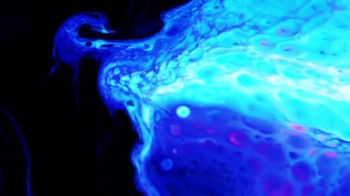 Vibrant Swirling Colors Explosion Paint Blast