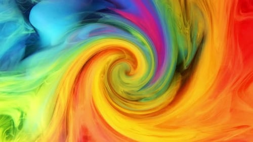 Vibrant Swirling Colors Abstract Background