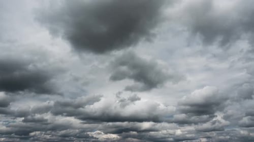 Timelapse with Beautiful Clouds Moving