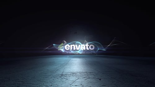 Cinematic Grunge Logo 4k