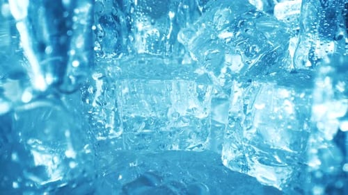 Ice Cubes, Abstract Background