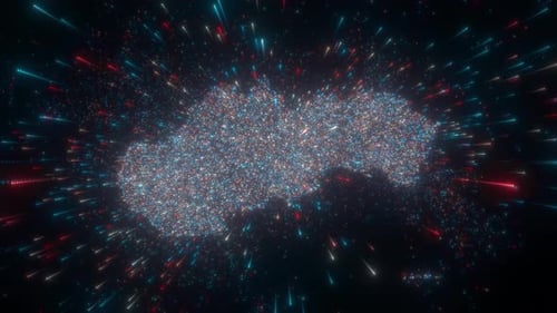 Abstract Map Of Slovakia