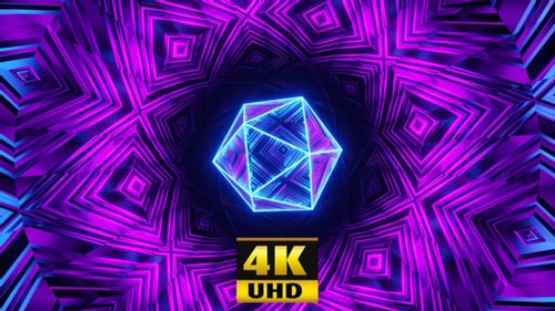 Tunnel Magic Sphere Vj Loop 4K