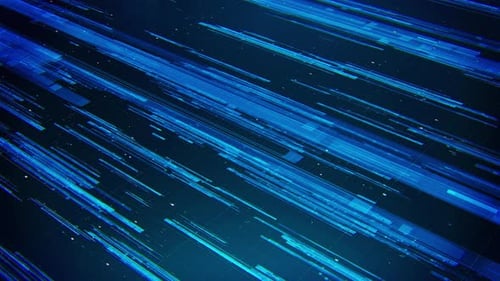 Abstract Digital Data Flow Stream Lines Background Loop