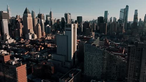 Skyscrapers and Buildings in Manhattan New York City Skyline