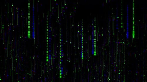 Matrix Digital Background Animation