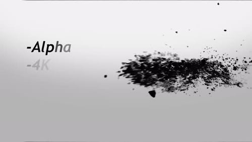 Ink Splash Particle Burst Transition Reveal