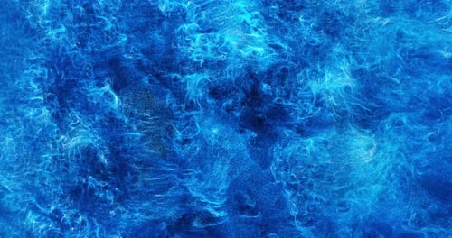 Abstract Dynamic Blue Fluid Particle Background