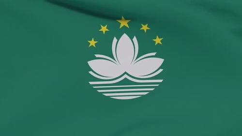 Flagge Macau Patriotismus Nationale Freiheit Seamless Loop