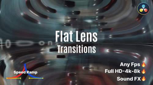 Flat Lens Transitions