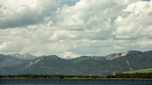 Zeitraffer über dem Hebgensee