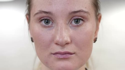 Close Up of Woman's Face