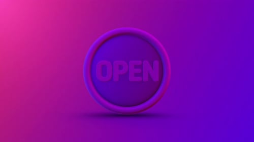 24/7 Open Coin Looping Background 4K