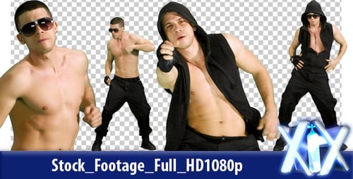 Male Dancer In Alpha Channel