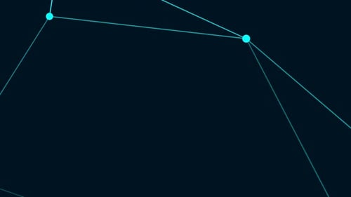 Futuristic Animated Global Network World Map