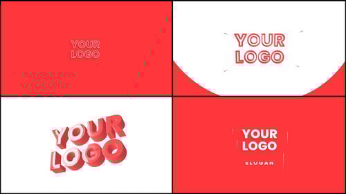 Minimal 3D Logo Reveal V.2