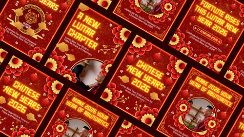Chinese New Year Social Media After Effect