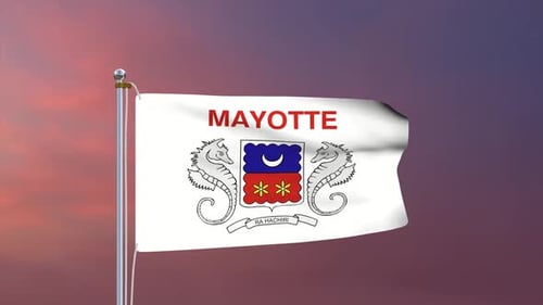 Flagge von Mayotte