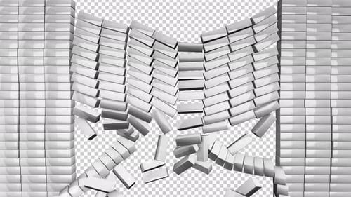 Wall Break White Brick