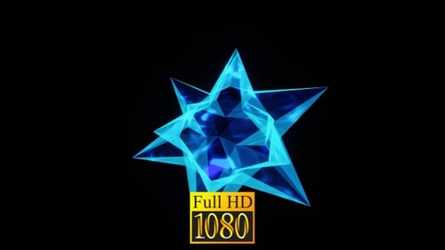 Abstract Figure Blue HD