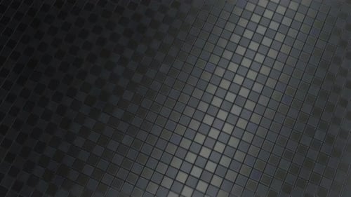 Schwarze und gespiegelte Quadrate mit Lichtreflexionen