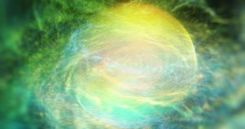 Plasma energy orb with chaotic motion.