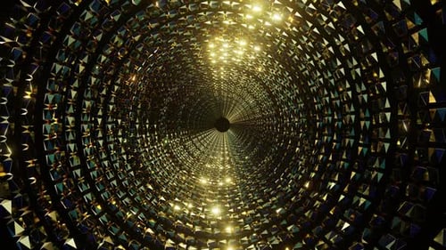 Luxury In Gold Chain Tunnel 03 HD