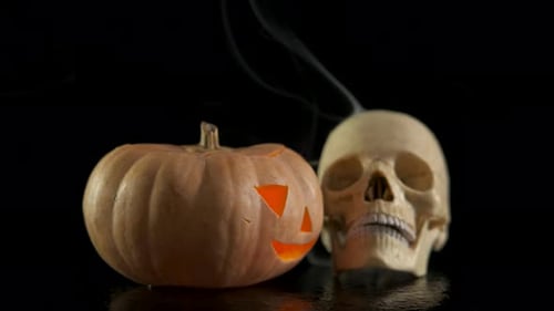 Dekoration für Halloween-Feier drinnen