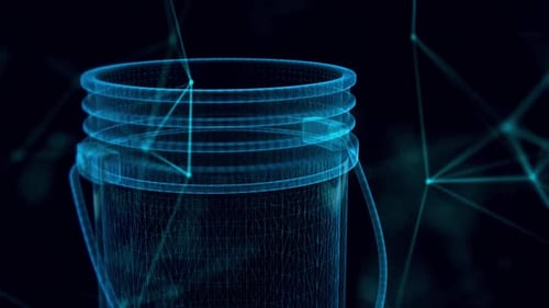 Bucket Hologram Close Up Hd