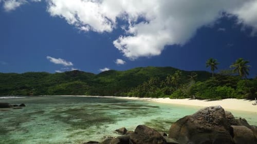 Tropische Sandstrandküste