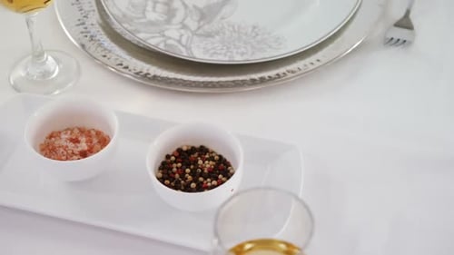 Elegant Table Setting for Fine Dining Event