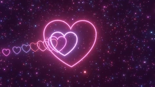 Super Fast Beautiful Glow Purple Pink Love Heart Shaped Tunnel Lights